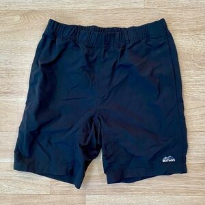 Burton Clingman 9” Shorts Mens Large Black Stretch Nylon Missing Drawstring Belt